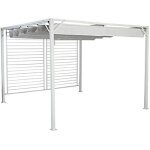 Pergola - dkd home decor - standard - blanc - acier - jardin Pergola - dkd home decor - standard - blanc - acier - jardin