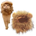 Perruque crini�re de chat et de lion, fourrure pour d�guisement d'animal de compagnie, costume de no�l, ...