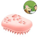 Pet bath massage brush - grooming comb with soft silicone bristles for shampoo and massage dogs & cats ... Pet bath massage brush - grooming comb with soft silicone bristles for shampoo and massage dogs & cats ...
