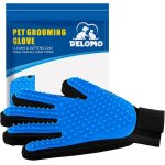 Pet grooming tool - gentle hair care tool - effective massage - improved five finger design - perfect ...