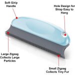 Pet hair brush, dog hair remover for carpet, sofa, cars, cat hair comb, rubber pet hair brush, dog hair ...