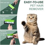 Pet hair remover roller, lint roller for pet hair, cat and dog hair remover for furniture, couch, carpet, ...