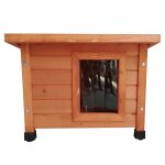 @pet maison pour chat d'extrieur xl 68, 5x54x51, 5 cm bois marron