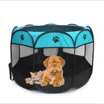 Pet portable foldable playpen, exercice 8 - panneau kennel mesh shade cover int�rieur / ext�rieur tente ...