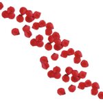 Petales rose rouge artificielle