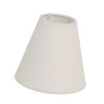 Petit abat - jour beige � hauteur 15 cm