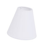 Petit abat - jour blanc � hauteur 15 cm