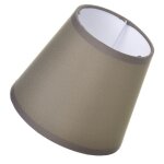 Petit abat - jour marron 13 cm