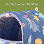 Petit animal lit chaud, grotte confortable, maison, terrain de jeu, nid pour planeur de sucre, furet ...