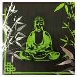 Petit cadre bouddha en toile