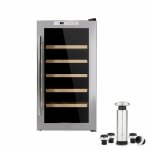 Les petits champs cavc18 + wom440 - cave de conservation et pompe sous vide pour vin