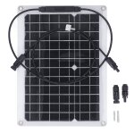 Petit kit flexible de panneau solaire 18v 15w pour chargement de batterie, camra de scurit, porte ...