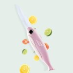 Petit mini couteau a eplucher portable, lame en c�ramique, eplucheur portable, outil de coupe en forme ...