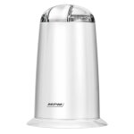 Petit moulin  caf lectrique, graines et noix d'pices, double lame 140w blanc mpm mmk - 07
