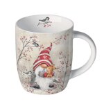 Petit mug en porcelaine fine 0, 2 l lutin d�hiver