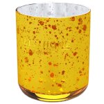 Petit photophore jaune pour bougies votives