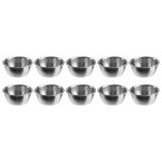 Petit rcipient a condiments en acier inoxydable, petit bol, mini pole a vinaigre, plats d'accompagnement, ...