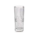 Petit vase carr� en verre transparent 6, 4x6, 4x15cm
