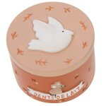 Petite boite  dents de lait en rsine oiseau