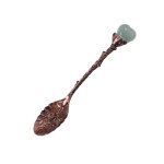 Petite cuillre a dessert dcorative vintage sculpte de style rtro, pour la vaisselle du caf, cuillre ...