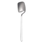 Petite cuillère en inox argenté avec encoche Petite cuillère en inox argenté avec encoche