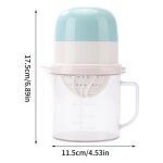 Petite tasse a mesurer manuelle pour jus d'orange, presse - agrumes avec tasse a mesurer pour citron ...