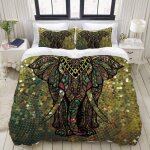��l��phant dor�� scintillant ��l��phant fantaisie inde animal ethnique boho mandala color�� faune africaine ...