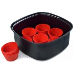 Philips accessoire pour airfryer hd9956 / 00 kit de cuisson, format xxl