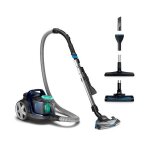 Philips - philips aspi sans sac bleu louros 750w 1, 5l 76db + access / 1 fc9556 - 09