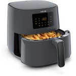 Friteuse philips airfryer xl essential connected hd9280 - 1. 2 kg - technologie rapid air - gris ardoise ...
