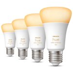 Philips hue white ambiance a60 - ampoule connect�e e27 - 800 (pack de 4)