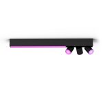 Philips hue white & color ambiance plafonnier centris 3 spots - noir
