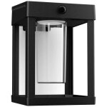 Philips led camill 8720169263918 applique solaire ext�rieure avec d�tecteur de mouvement led 1. 4 w noir ...