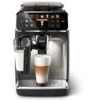 Philips s�rie 5400 noir / chrome ep5447 / 90 machine expresso broyeur, 12 boissons, carafe lattego