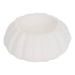 Photophore ceramique ocean 8. 4x3. 5cm blanc
