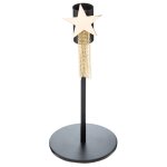 Photophore chandelier de no�l design m�tal etoile - noir