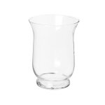 Photophore verre evase 10. 9x15cm transparent