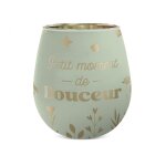 Photophore verre petit moment de douceur 9x10cm