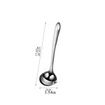 Pige a graisse en acier inoxydable, cuillre de sparation de la soupe a l'huile artefact, filtre a ...
