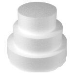 Pice monte polystyrne Ø 30 a 10 cm haut 21cm 3 p