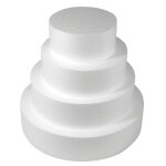 Pice monte polystyrne Ø 30 a 10 cm haut 28 cm 4 p