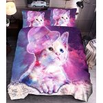 Pi��ces ensemble de literie chiens chats animaux th��me housse couette ensembles literie d, pour les ...
