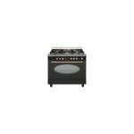 Piano de cuisson airlux 90cm mixte noir rustique cc902etr3
