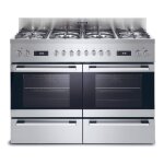 Piano de cuisson gaz rosieres rgm126d2x