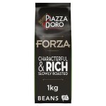 Piazza d'oro caf� en grains espresso forza utz 1000g - caf� intense et aromatique pour machine a espresso, ...
