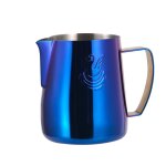 Pichet a caf en acier inoxydable, 400ml, tasse a mousser le lait, pichet a crme, artisanat barista, ...
