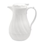 Pichet isotherme torsadé blanc 2 litres, blanc, matériau:abs, mécanisme a levier pour un versement contrôlé, ... Pichet isotherme torsadé blanc 2 litres, blanc, matériau:abs, mécanisme a levier pour un versement contrôlé, ...