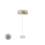 Pied de salon n�pal 3p 1xe27 blanc / or 160x40x40 cm