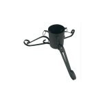 Pied de sapin de no�l en m�tal tr�pied - r�glable - noir