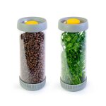 Pika lot de 2 bocaux sous vide en verre 1, 5l couvercle avec mise sous vide intégrée boîte de rangement ... Pika lot de 2 bocaux sous vide en verre 1, 5l couvercle avec mise sous vide intégrée boîte de rangement ...